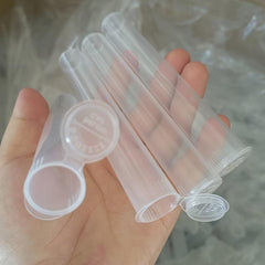 6pcs Plastic Transparent Storage Tube Pre-rolled Cones Container