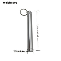 Aluminum Storage Tube Cigar Cigarette Accessories