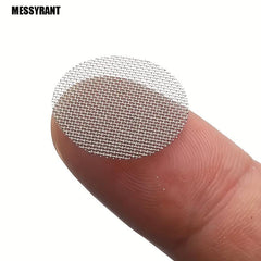 120pcs 20mm Stainless Steel Filter Net Round Filter Mesh Household Gadget