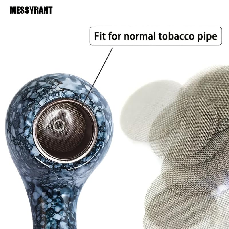 120pcs 20mm Stainless Steel Filter Net Round Filter Mesh Household Gadget