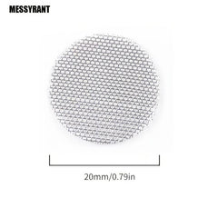 120pcs 20mm Stainless Steel Filter Net Round Filter Mesh Household Gadget