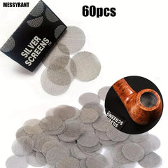 120pcs 20mm Stainless Steel Filter Net Round Filter Mesh Household Gadget
