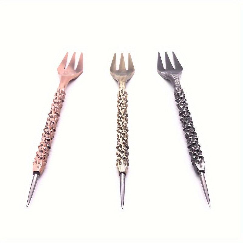 2 In 1 Fork And Puncher Tool For Aluminum Foils
