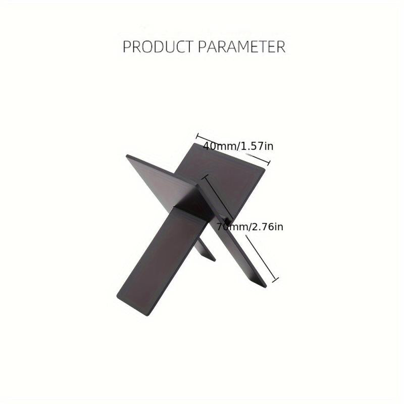 1pc Stainless Steel Foldable Holder Metal Display Stand Rack Household Gadget
