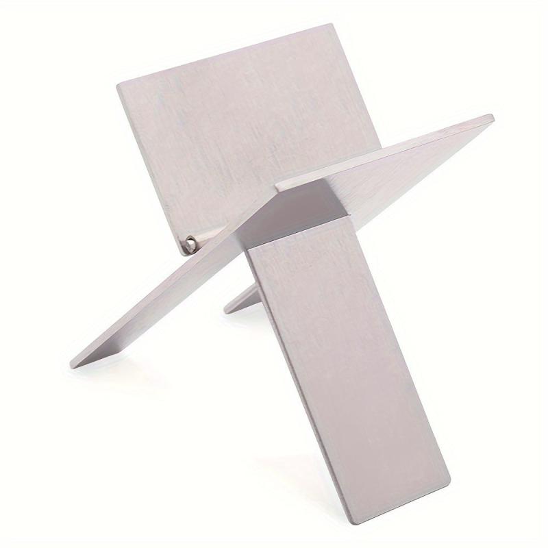 1pc Stainless Steel Foldable Holder Metal Display Stand Rack Household Gadget