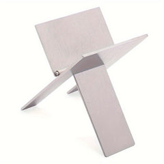 1pc Stainless Steel Foldable Holder Metal Display Stand Rack Household Gadget