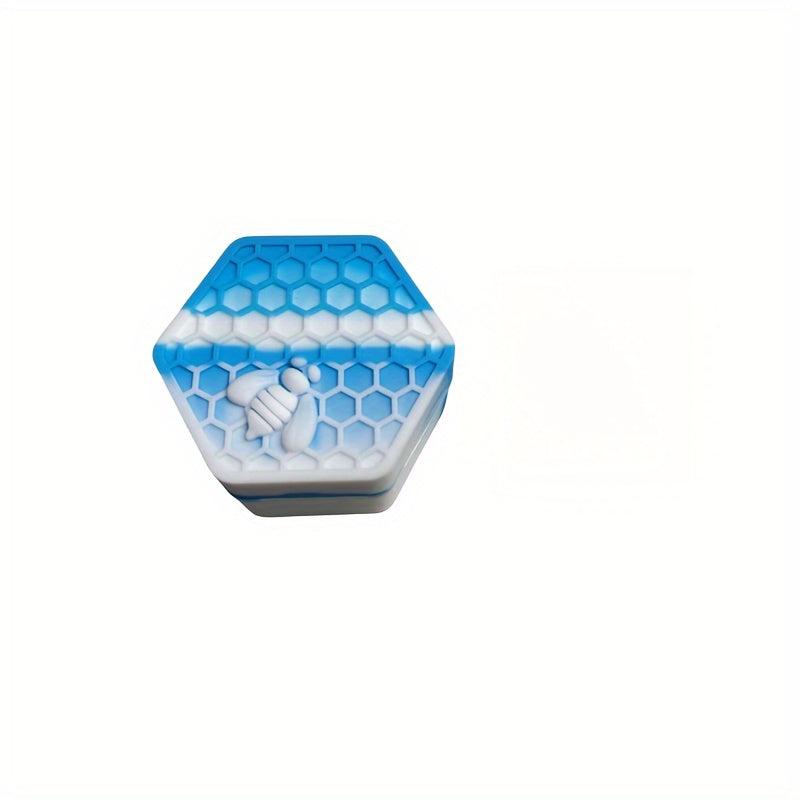 Hexagonal Silicone Storage Box - Cream Spice Container