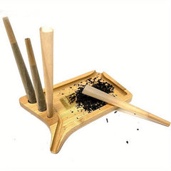 Portable Rolling Tray Set 10 Pack Pre Rolled Cones Airtight Storage Jars