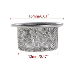 10pcs Stainless Steel Smoking Tube Filter Screens Metal Bowl Shaped Screens
