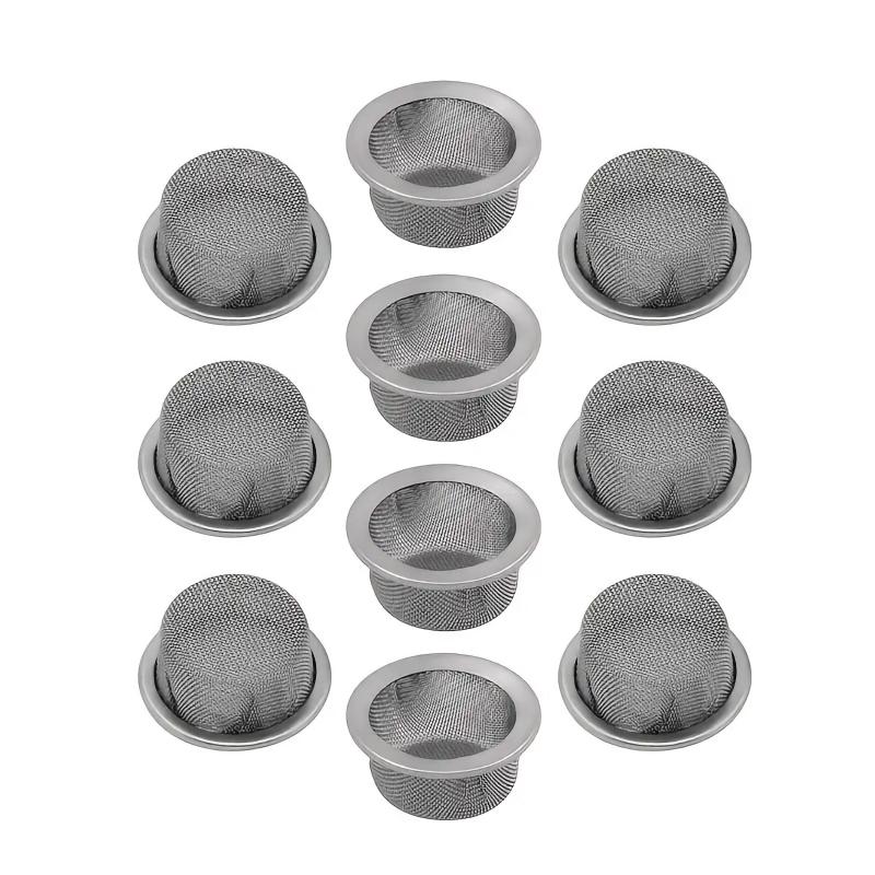 10pcs Stainless Steel Smoking Tube Filter Screens Metal Bowl Shaped Screens