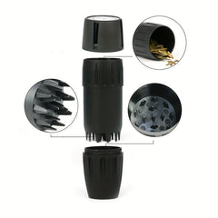 2 In 1 Grinder Storage Jar Detachable Spice Grinder Sealed Container