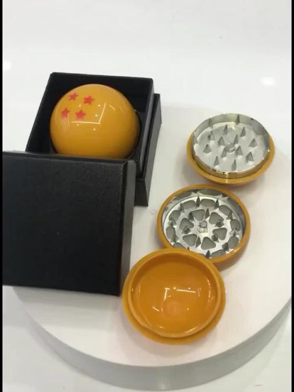 Cartoon Spice Grinder, Zinc Alloy Manual Three-layer Metal Grinder
