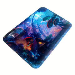 Creative Pattern Metal Rolling Tray Wake Up Tray