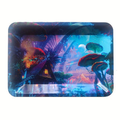 Creative Pattern Metal Rolling Tray Wake Up Tray