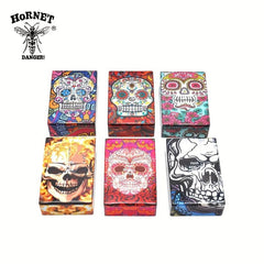 Skull Acrylic Cigarette Case 20 Cigarette Size Gift For Men And Women