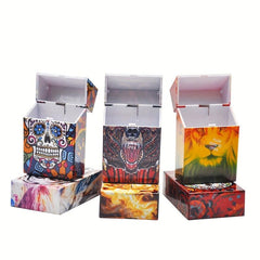 Skull Acrylic Cigarette Case 20 Cigarette Size Gift For Men And Women