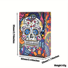Skull Acrylic Cigarette Case 20 Cigarette Size Gift For Men And Women
