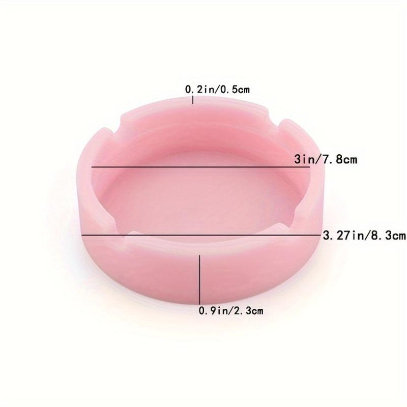 Luminous Ashtray Portable Anti-fall Ashtray Decorative for Home Hotel Bar Office