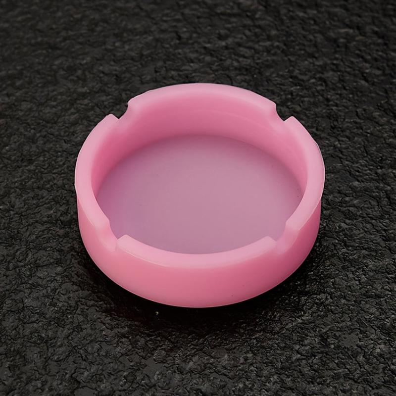 Luminous Ashtray Portable Anti-fall Ashtray Decorative for Home Hotel Bar Office