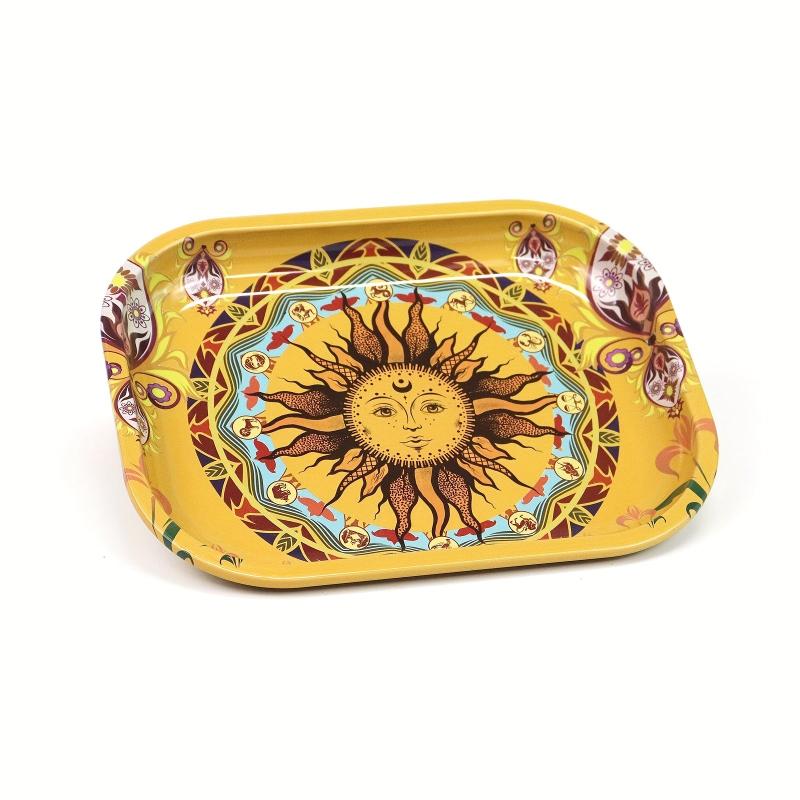 Creative Pattern Smoking Plate Tray Rolling Tray Operating Plate Wake up Tray