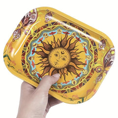Creative Pattern Smoking Plate Tray Rolling Tray Operating Plate Wake up Tray