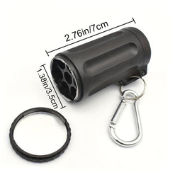 Portable Ashtray Keychain Outdoor Smokeless Windproof Cigarettes Ashtray