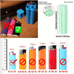 1pc Storage Tube Jar With 3 Empty Compartments Lightweight Portable Storage