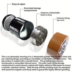 Creative Metal Spice Grinder Herb Crusher Kitchen Supplies