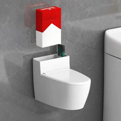 Wall Mounted Toilet Ashtray Home Bathroom Decor Bar Office Gift