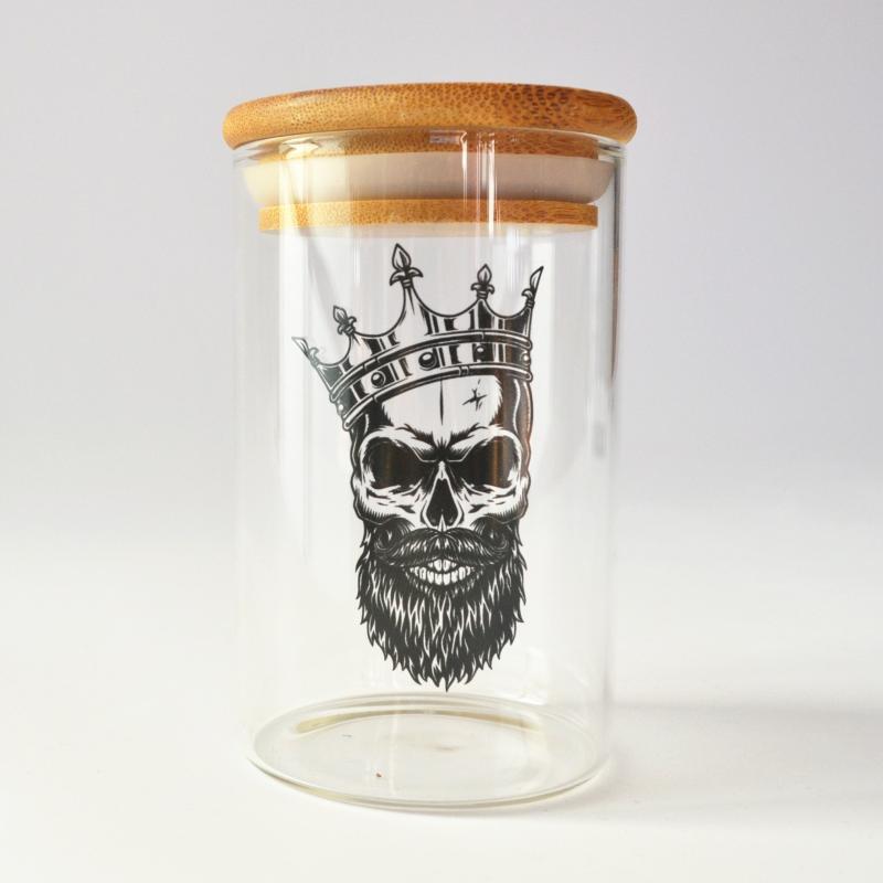 Glass Smell Proof Stash Container Sealed Box Storage Jar Airtight Stash Jar