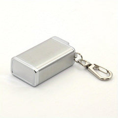 Portable Mini Ashtray Keychain with Hook and Lid