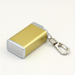 Portable Mini Ashtray Keychain with Hook and Lid