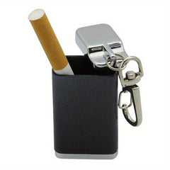 Portable Mini Ashtray Keychain with Hook and Lid