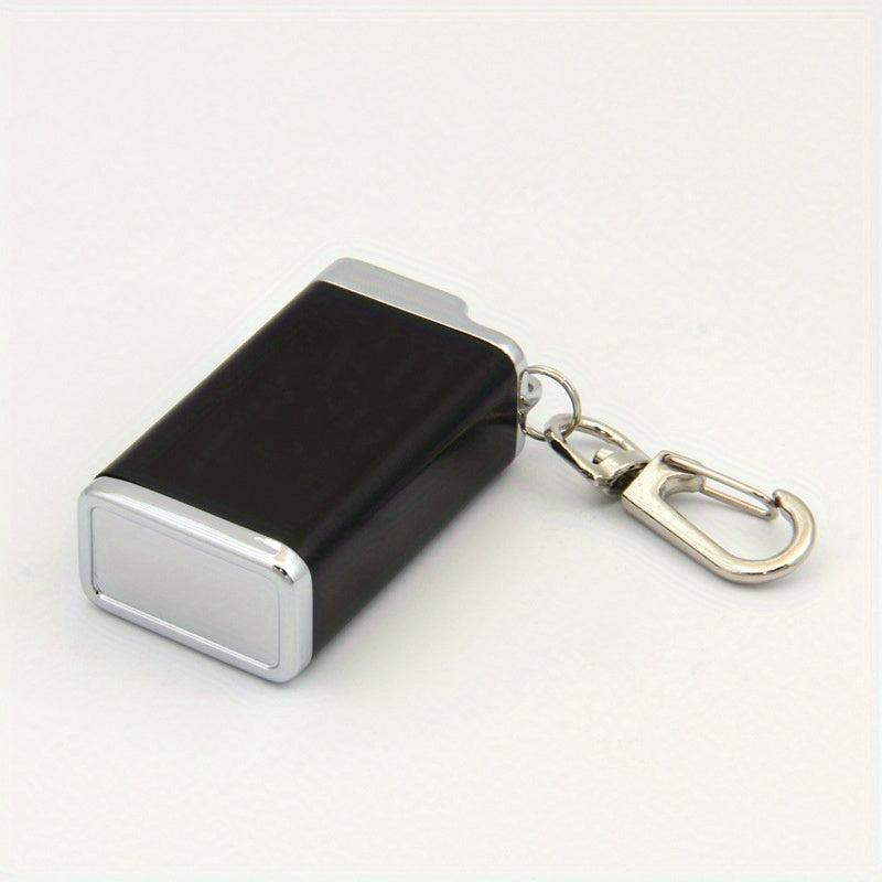 Portable Mini Ashtray Keychain with Hook and Lid