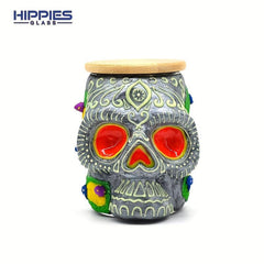 Halloween Theme Sealed Jar Luminous Clay Storage Jar