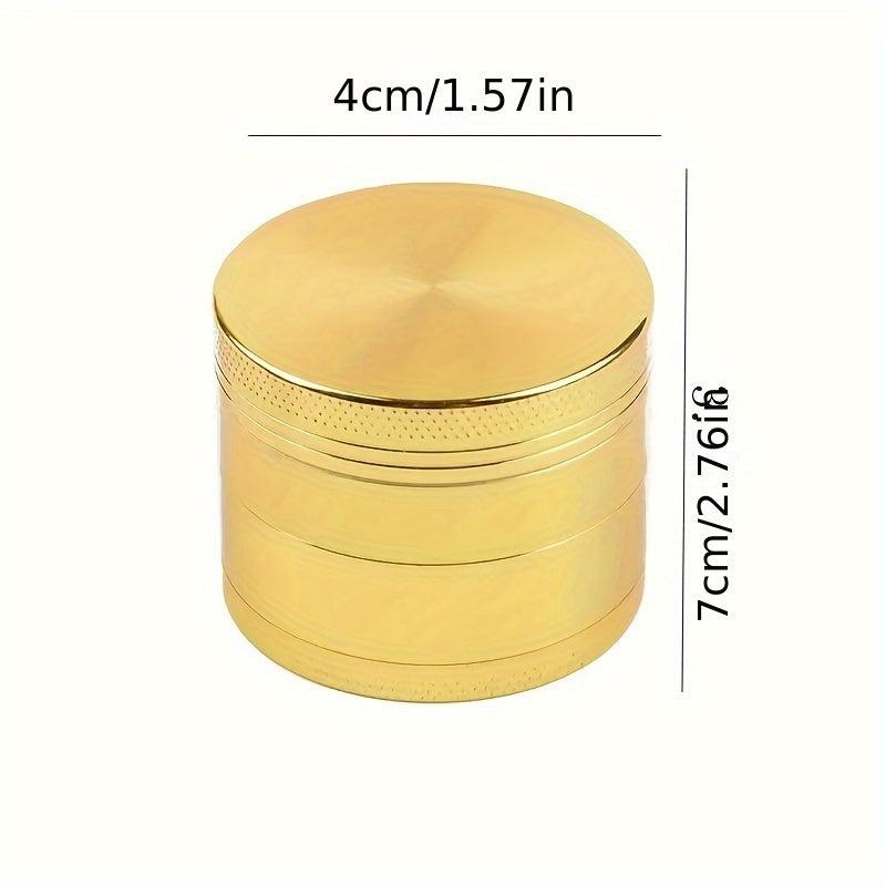 Creative 4 Layer Metal Grinder Spice Crusher Kitchen Supplies