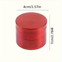 Creative 4 Layer Metal Grinder Spice Crusher Kitchen Supplies
