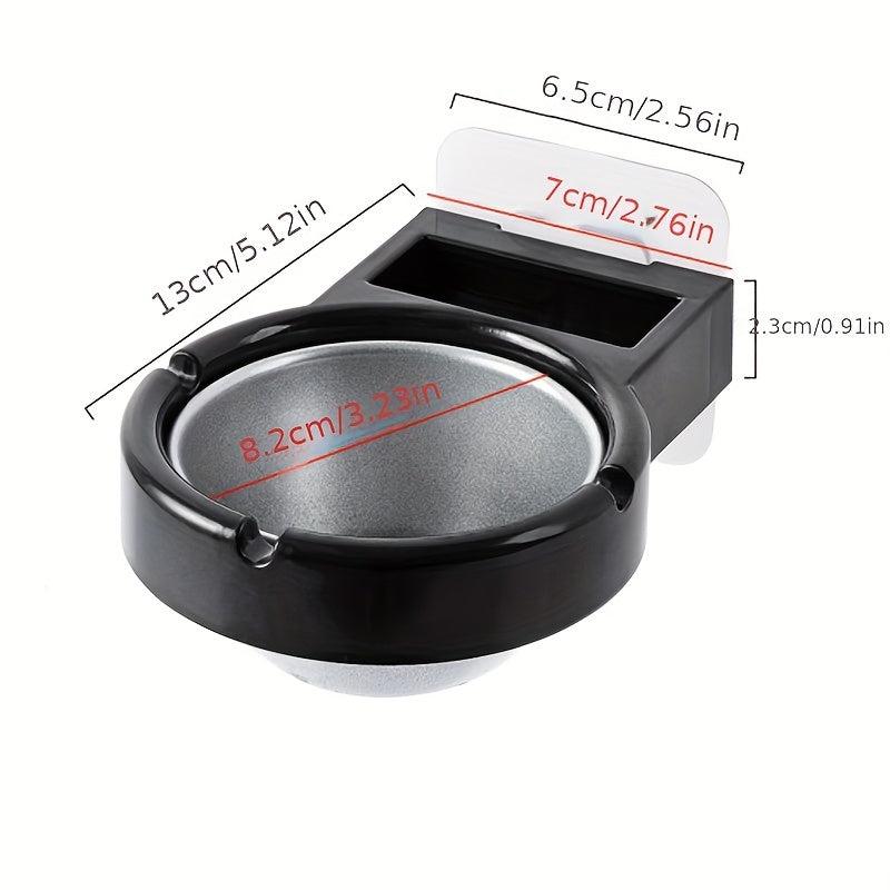 Stainless Steel Wall-Mounted Ashtray for Toilet Home Office