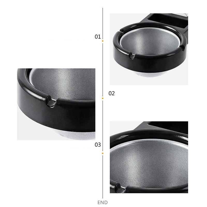 Stainless Steel Wall-Mounted Ashtray for Toilet Home Office