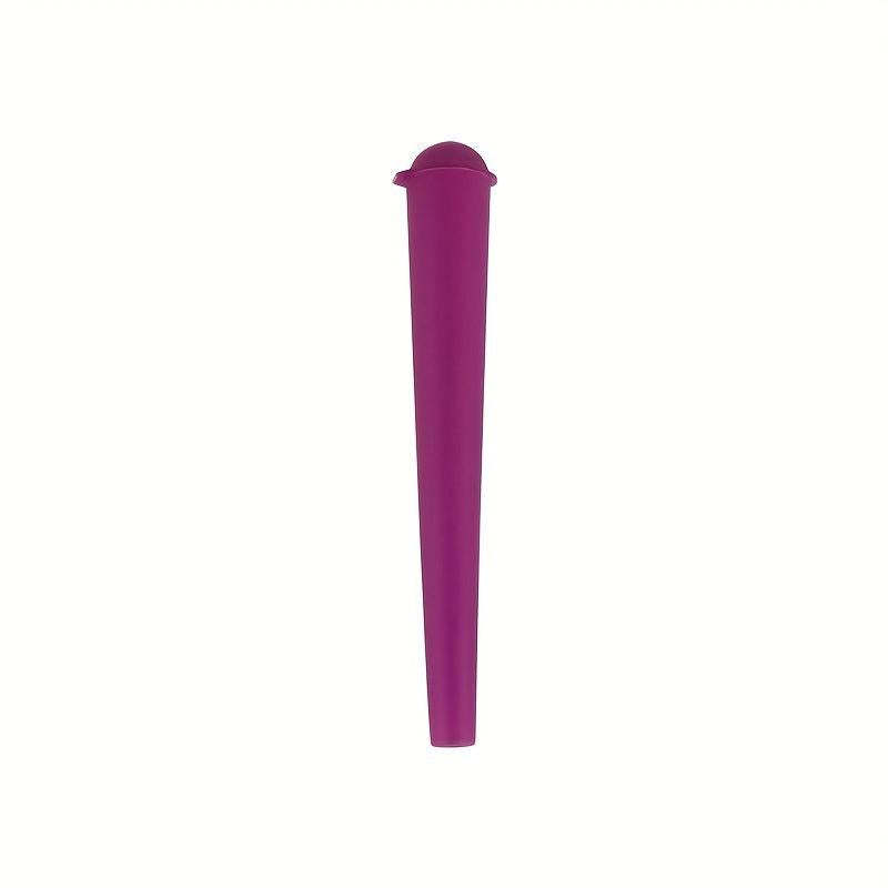 5pcs Plastic Storage Tube Tapered Sealed Cone Storage Holder