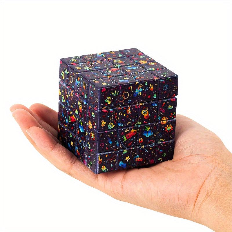 1pc Creative Pattern Square Grinder Spice Grinder Grinding Machine