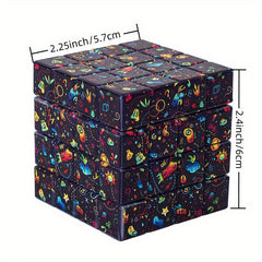 1pc Creative Pattern Square Grinder Spice Grinder Grinding Machine