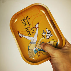 Creative Pattern Metal Rolling Tray Wake Up Tray