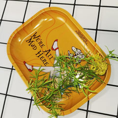 Creative Pattern Metal Rolling Tray Wake Up Tray