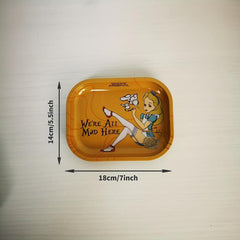 Creative Pattern Metal Rolling Tray Wake Up Tray