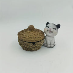 Cartoon Ashtray With Cover Windproof Home Decor Gift For Men Women