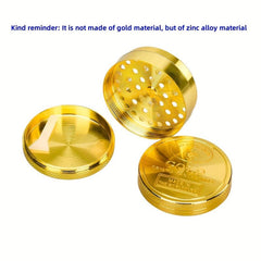 Creative Pattern Metal Grinder Spice Crusher Kitchen Supplies
