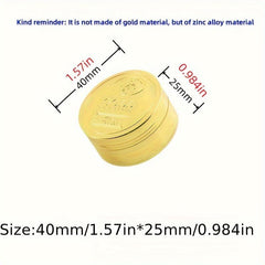 Creative Pattern Metal Grinder Spice Crusher Kitchen Supplies