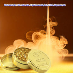 Creative Pattern Metal Grinder Spice Crusher Kitchen Supplies
