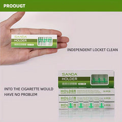 Disposable Filter Holders Healthy Lung Protecting Transparent Filter Mouthpieces